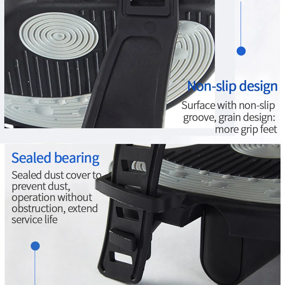 

Hot Sale Exercise Bike Pedals With Straps Bicycle Pedals For Spin Bike And Indoor Stationary Exercise Bike With Toe Clips Strap