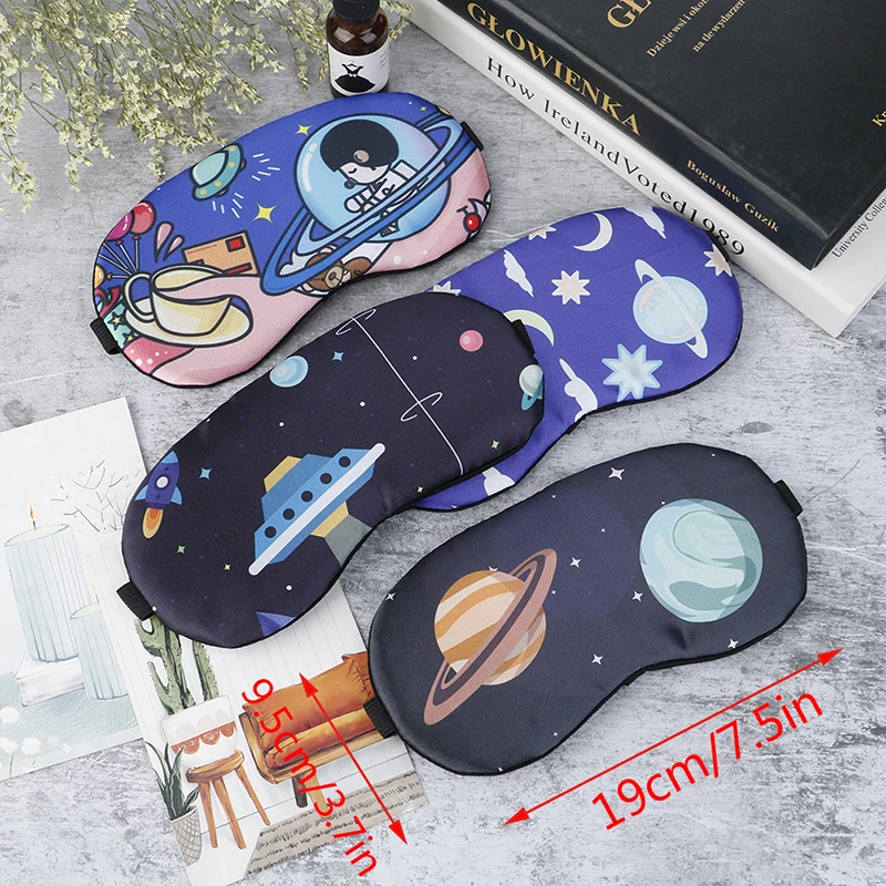 

1pc Cotton Sleeping Mask Eyepatch Eye Cover Creative Cartoon for Eye Travel Relax Sleeping Aid Eye Patch Shading Eye Mask