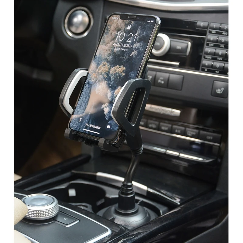 

Universal 360 Degree Adjustable Car Phone Mount Gooseneck Cup Holder Stand Cradle for Cell Phone GPS