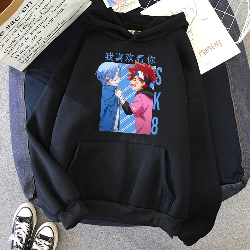 

Pure Cotton Anime SK8 Reki Kyan Langa Hasegawa Men Hoody Fashion Fleece Pullover Creativity O-Neck Clothes Harajuku Oversize