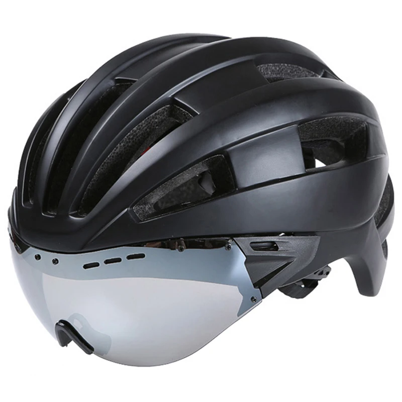 Очки LOCLE UV400 для велосипедного шлема 4 цвета (только фиксированного шлема)|cycling helmet