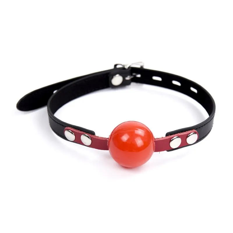 Секс игрушки кожаный шар блокировка секс игрушка красный силиконовая заглушка