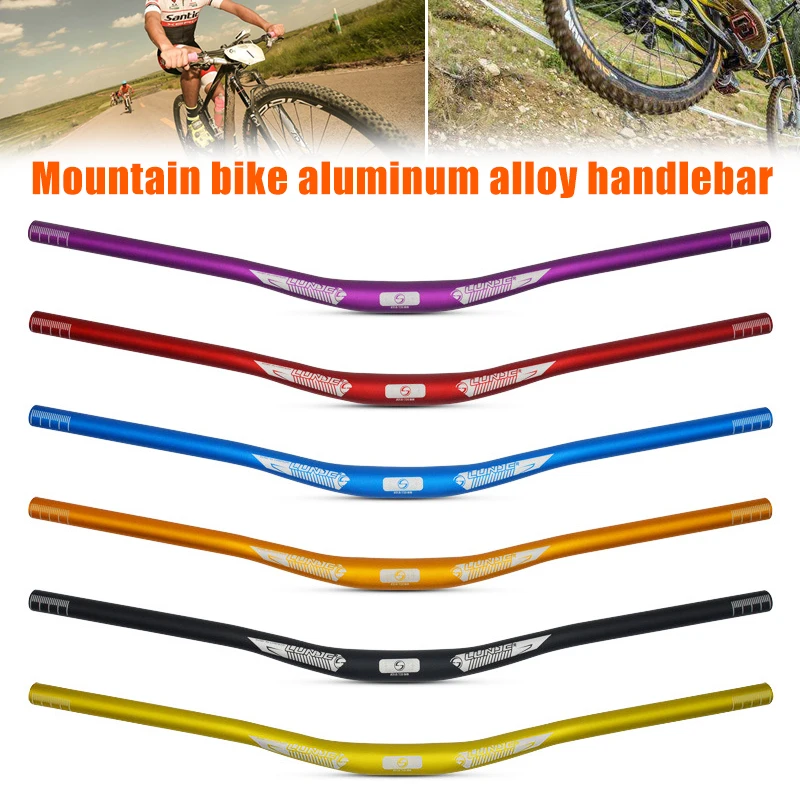 

Hot Sale Aluminium Alloy Mountain Bike Handlebar Bicycle Riser Bar Extra Long Durable 31.8mm N66