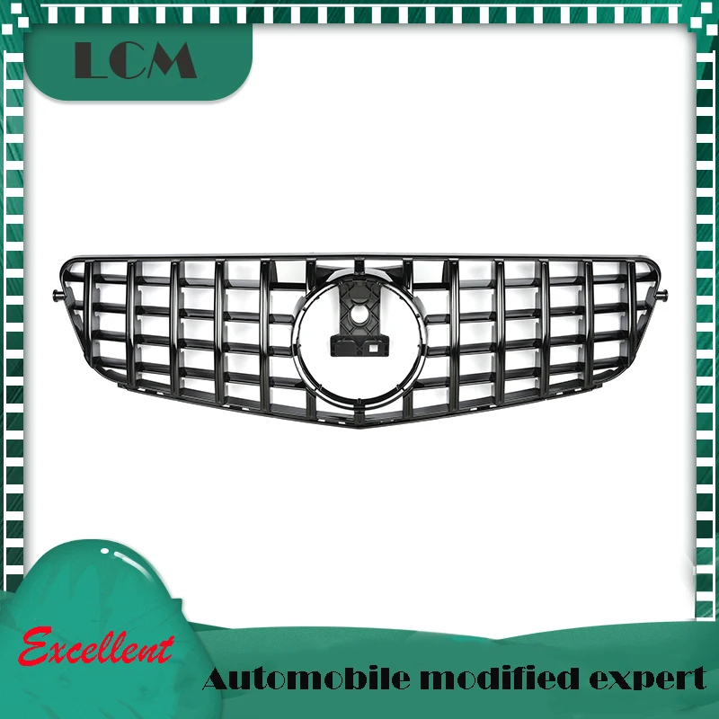 GT Style ABS Front Racing Grille For-Mercedes For-Benz C-class W204 C180 C200 C250 C300 06 07 08 09 10 11 12 13 with Emblem | Автомобили и