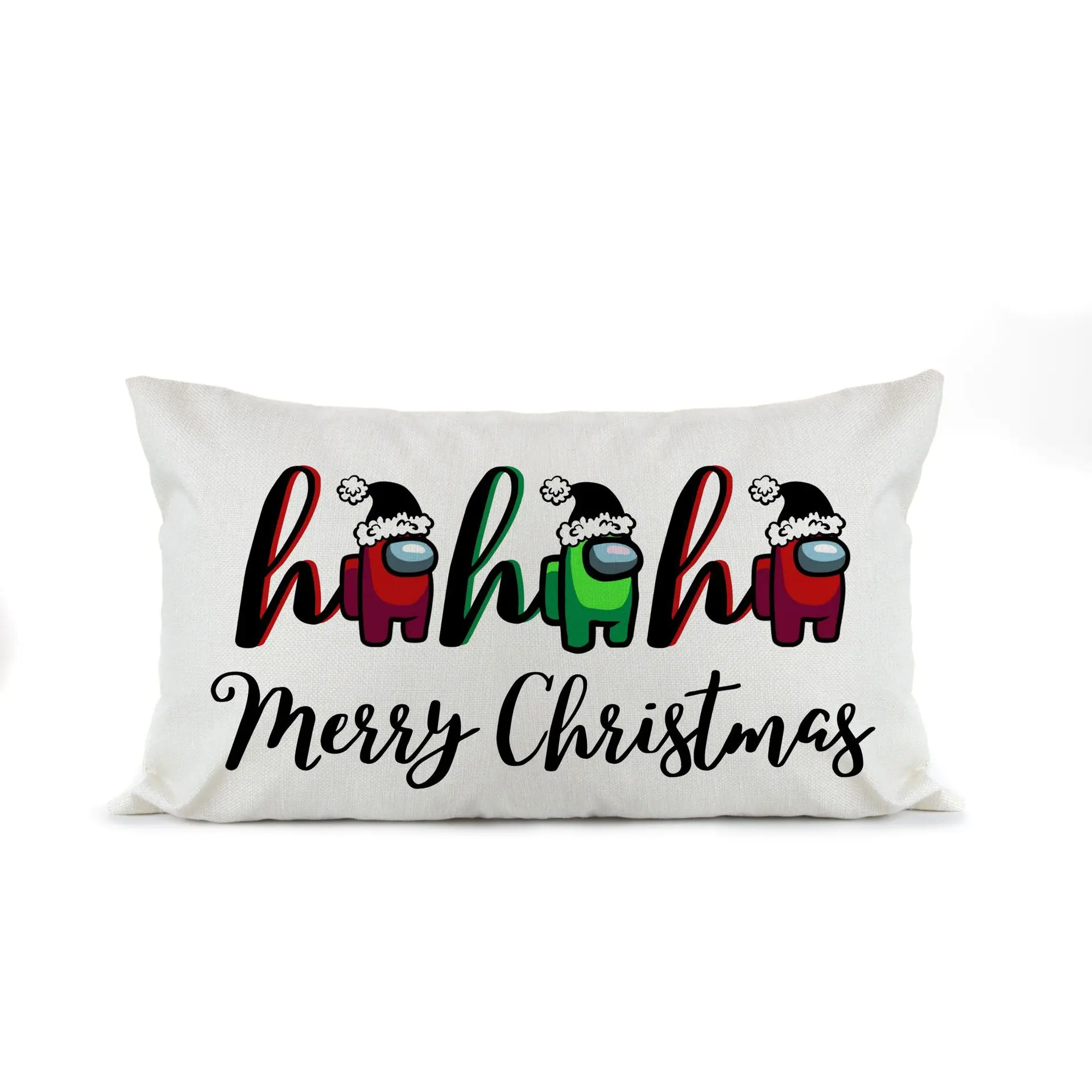 

Among Us Christmas Halloween Cushion Game Animation Cartoon Pet Pillow Pillowcase Exquisite Printing Technology Sofa Cushion