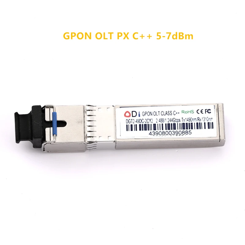 Оптический модуль G/EPON SFP 2 5G OLT PXC + ++ EPON1.25G PX20 +++ GPON 20 км TX1490nm/RX1310nm epon/gpon olt ont SC |