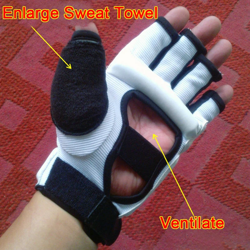 2 шт./пара тхэквондо перчатки руки ПУ ног Защитные носки гвардии каратэ лодыжки