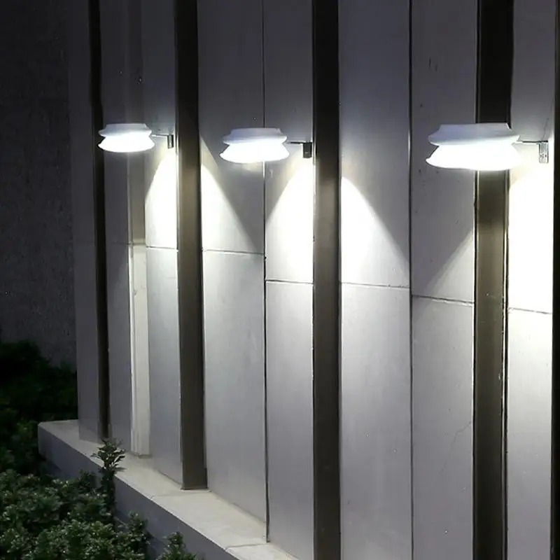 

Solar Lights Outdoor LED Bright Lamp Waterproof Wall Light for Garden Decoration