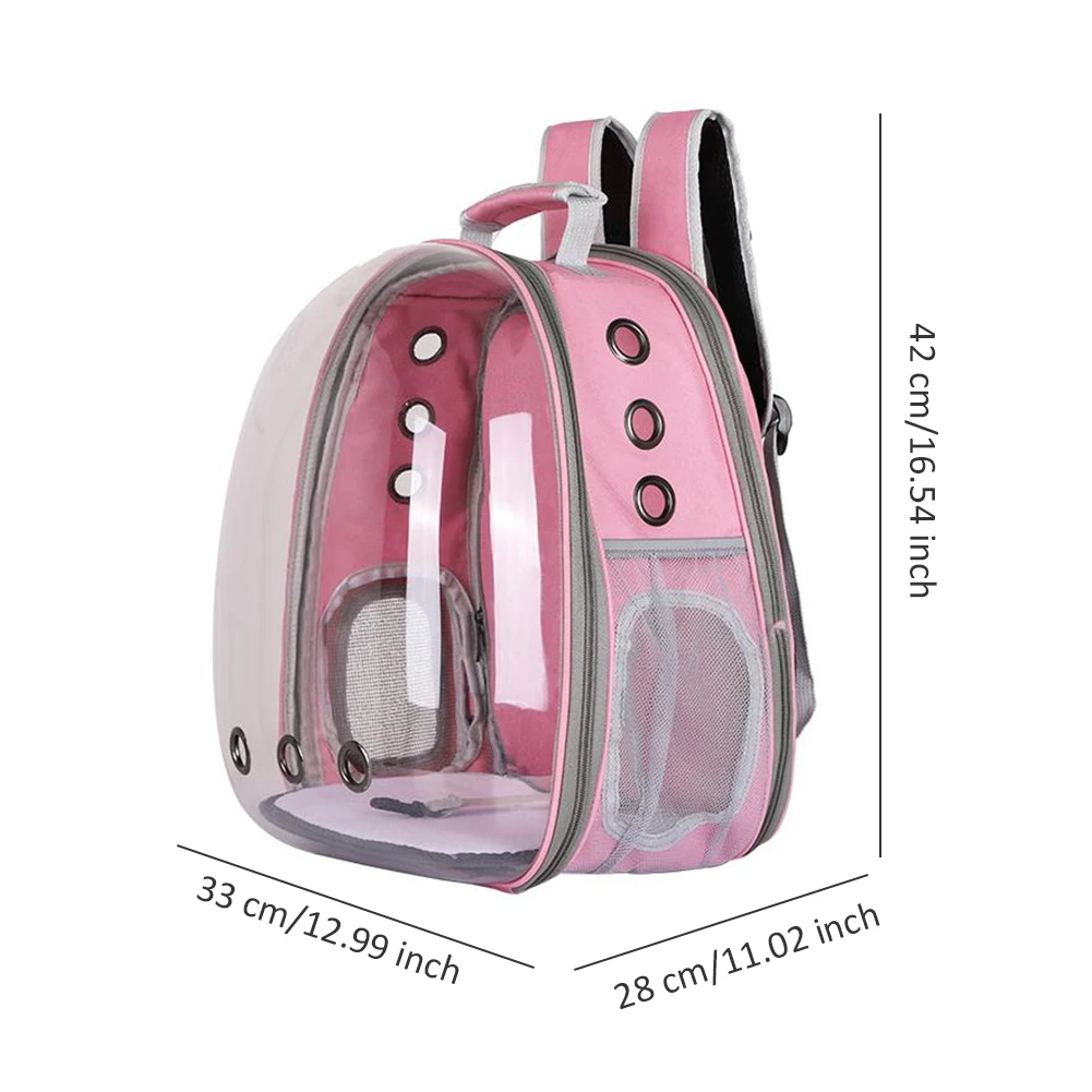 

Cat Carrier Backpack Portable Adjustable Ventilate Travel Pet Mini Bag For Puppies Small Pet Camping Travel Outdoor Activities