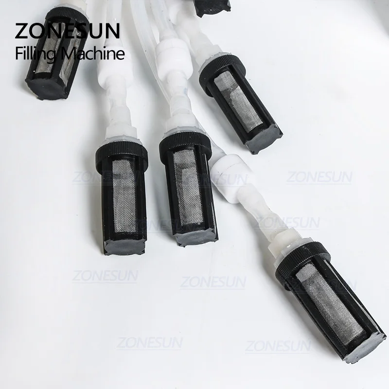 ZONESUN Electric Digital Control Pump Liquid 6 Heads Filling Machine Perfume Water Juice Essential Oil Beverage 3-4000ml |