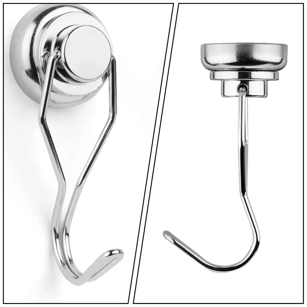 

4Pcs Multi-function Hooks Magnetic Hook Hat Clothes Hooks BBQ Tool Haning Racks