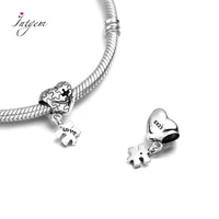 real 925 sterling silver bead bracelet love gift diy jewelry gift making pendant charms bracelet infinity heart love for couple