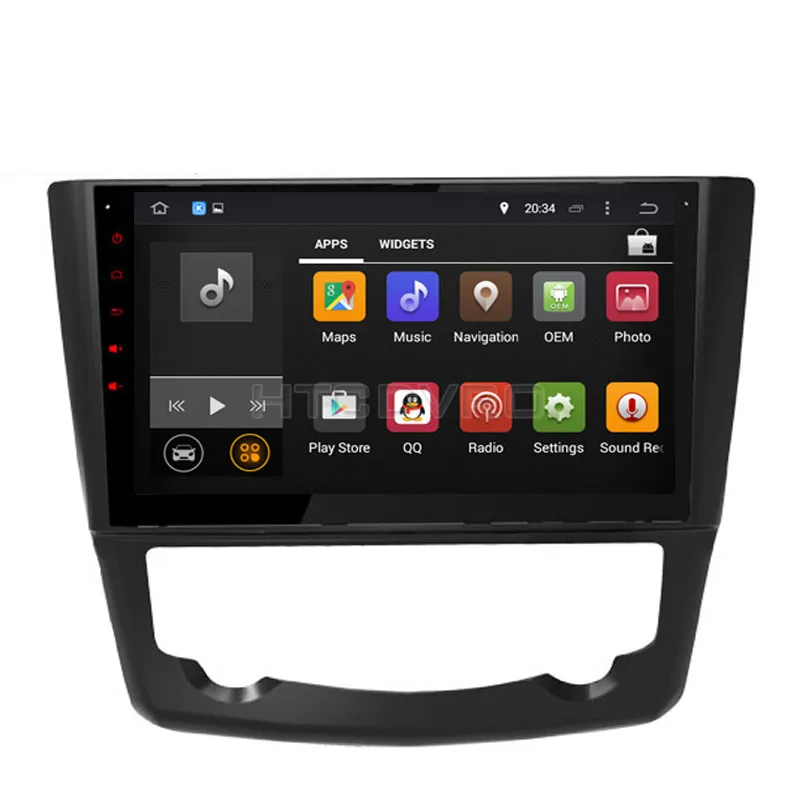 Автомобильный DVD плеер YMODVHT 10 1 дюйма Восьмиядерный 4 Гб + 32 ГБ Android 9 0 для Renault Kadjar 2015