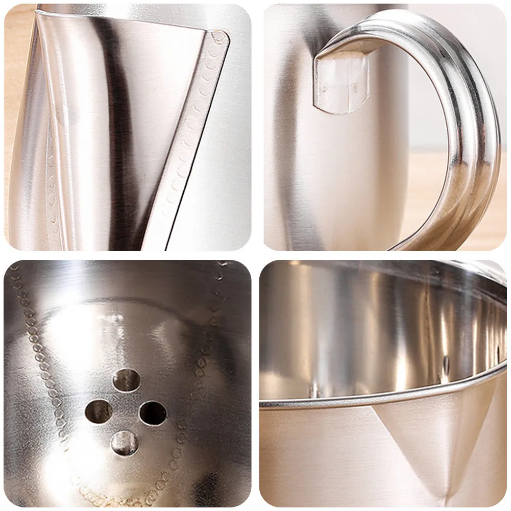 

1000ML Multi-use Stainless Steel Gravy Oil Soup Fat Separator Grease Oiler Filter Strainer Bowl Home Kitchen Cooking Tools