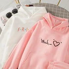 Женские толстовки большого размера с принтом и карманами, толстовка с капюшоном, осень-зима 2020, повседневные корейские пуловеры в стиле Харадзюку, топы с длинными рукавами