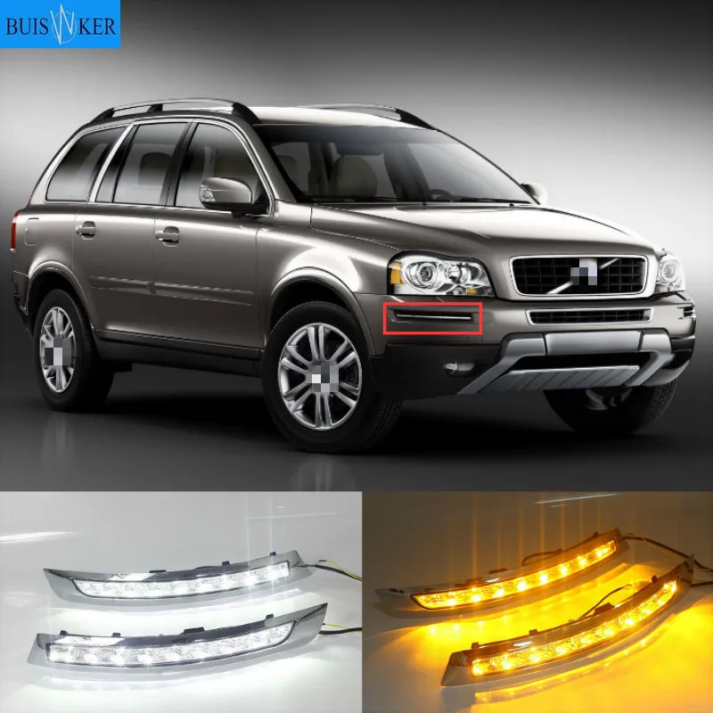 Дневные ходовые огни водонепроницаемые противотуманные фары для VOLVO XC90 2007 - 2013
