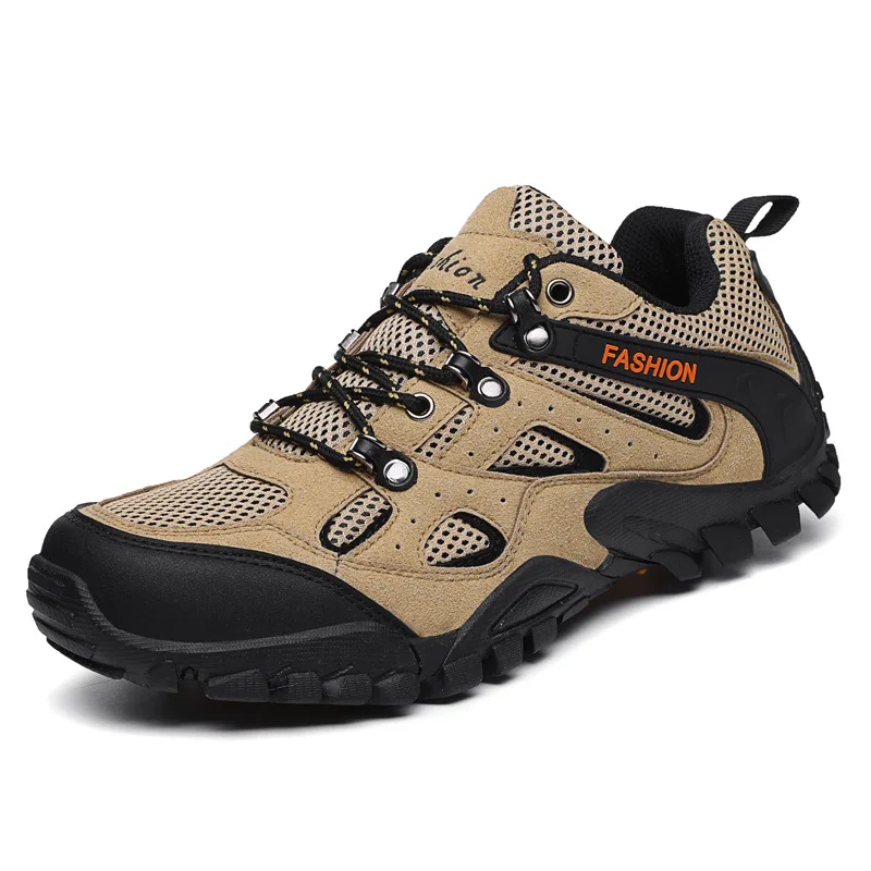 Men's Outdoor Sports Hiking Shoes Breathable Non-Slip Wear-Resistant Travel Sneakers Fashion Trend Walking | Спорт и развлечения