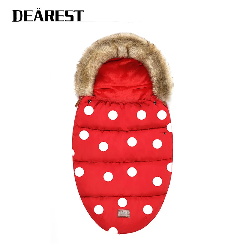 Minnie DEAREST двойной молнией детский спальный мешок для новорожденных коляска спальный мешок для новорожденных - Цвет: Minnie