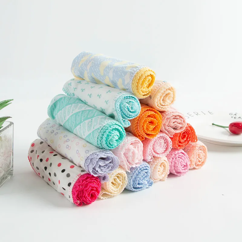 24 шт./лот трусы для девочек нижнее белье трусики цветные детские хлопковые детей 2