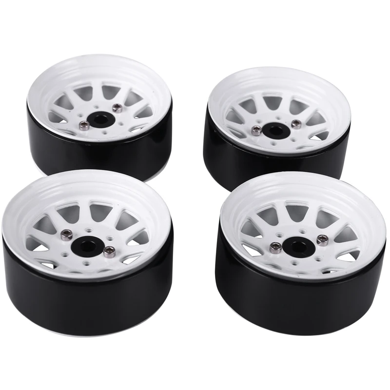 

107G/Pcs Metal Alloy 1.9 Beadlock Wheel Rims for 1:10 RC Crawler Axial SCX10 AXI03007 90046 Traxxas TRX4 Redcat GEN8