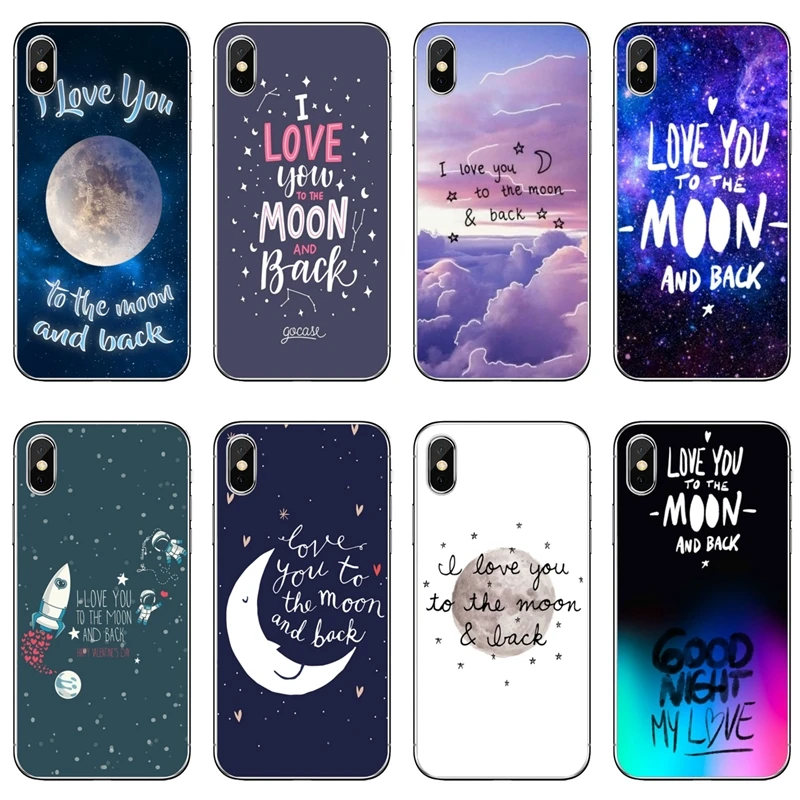 I Love You To The Moon And Back для samsung Galaxy S10 Lite S9 S8 S7 S6 edge Plus S5 S4 Note 9 8 5 4 mini чехол|Бамперы| |