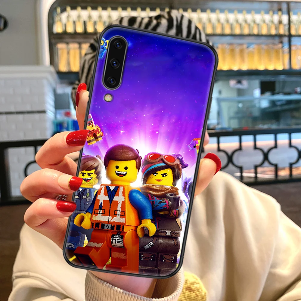 

Popular Legos toys Building Blocks Phone case For Samsung Galaxy A 3 5 7 8 10 20 21 30 40 50 51 70 71 E S 2016 2018 4G black