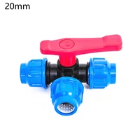 tube tap tee water splitter 3 way 20253240 mm plastic t shaped hose repair connector pipe accessories for water supply