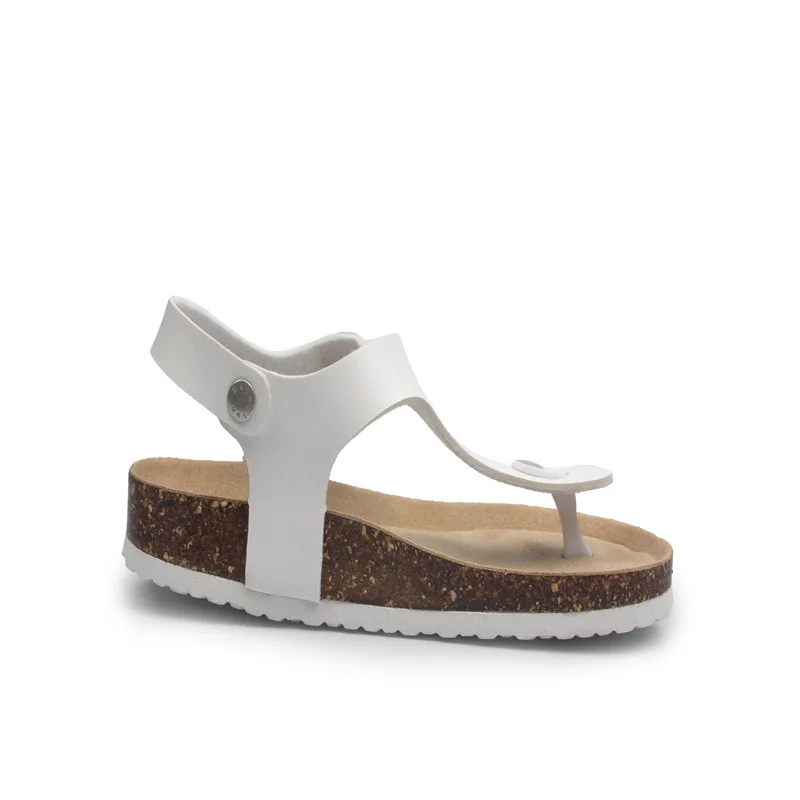 Женские пробковые шлепанцы MVP белые черные красные повседневные сандалии на