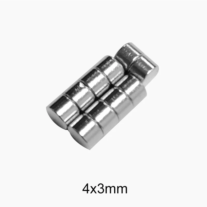 Неодимовый магнит NdFeB 50 ~ 1500 шт. 4x3 мм мм|Магнитные материалы| |