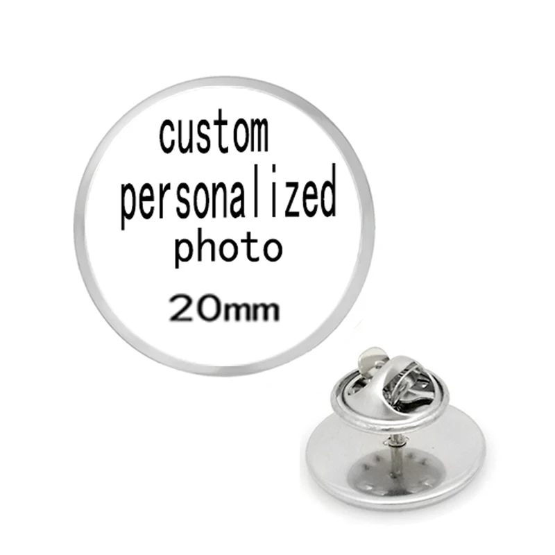 Ручная работа индивидуальная фотография семейная стеклянная брошь ребенок Папа