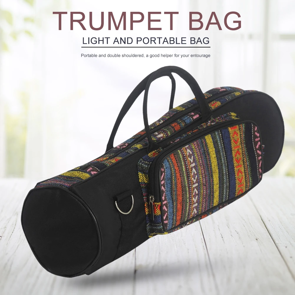 

Instrument Storage Carrying Case Waterproof Oxford Cloth Trumpet Bag Instrument Storage for Music Lovers Playing Accessories