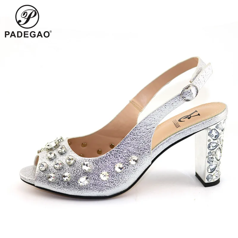 Женские туфли без сумочки в итальянском стиле вечерние на высоком каблуке под