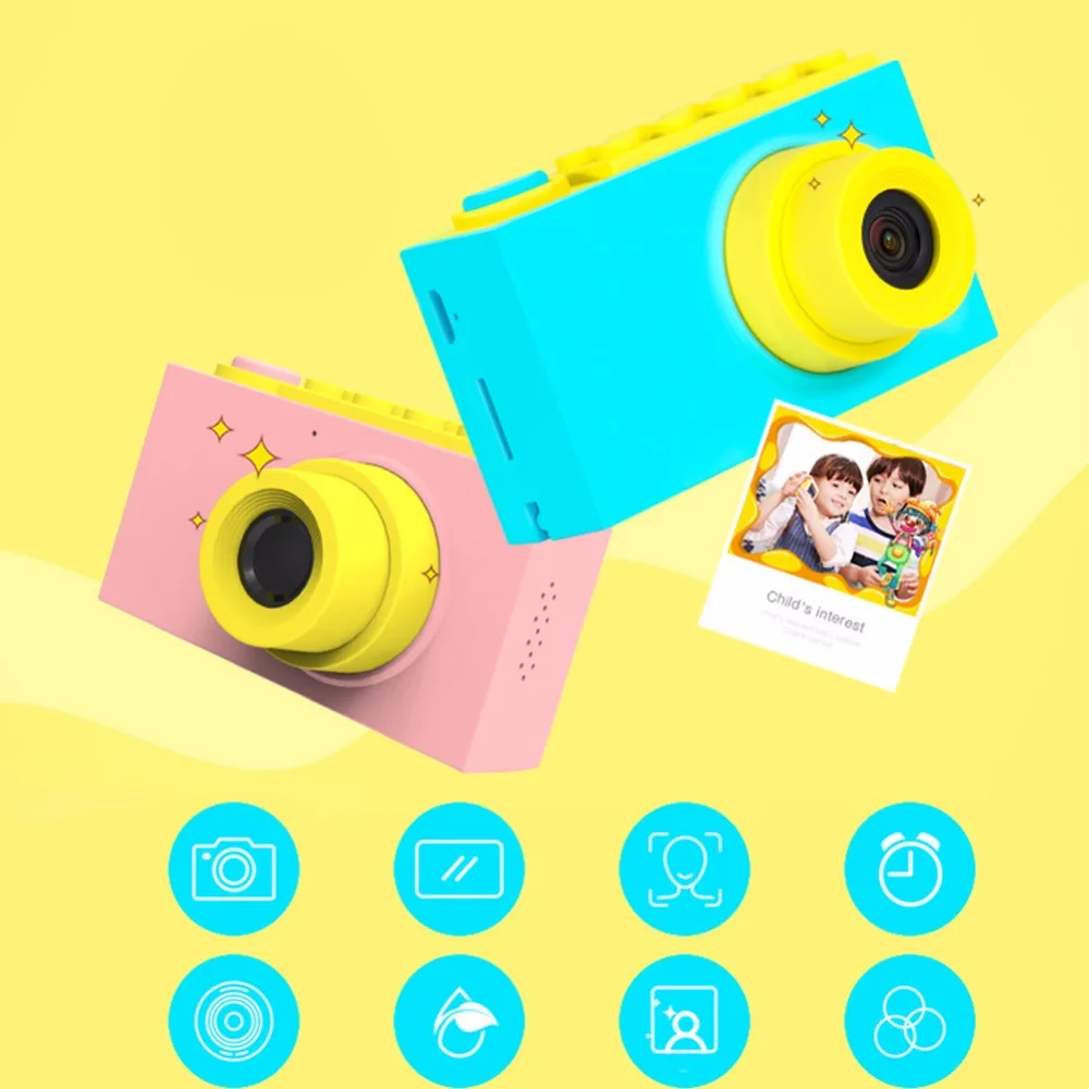 8.0MP Детская Цифровая камера 2," lcd мини-камера милый День рождения/Рождественские подарки(водонепроницаемый