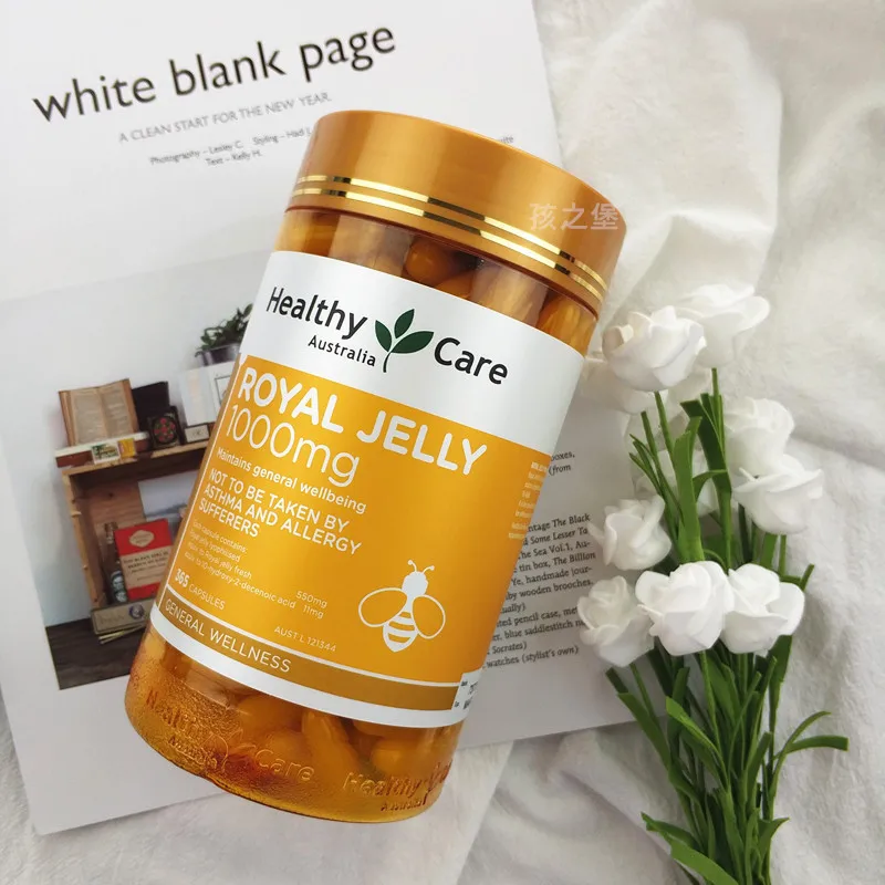 365 капсул Королевский желе для здорового образа жизни мед пчела продукты