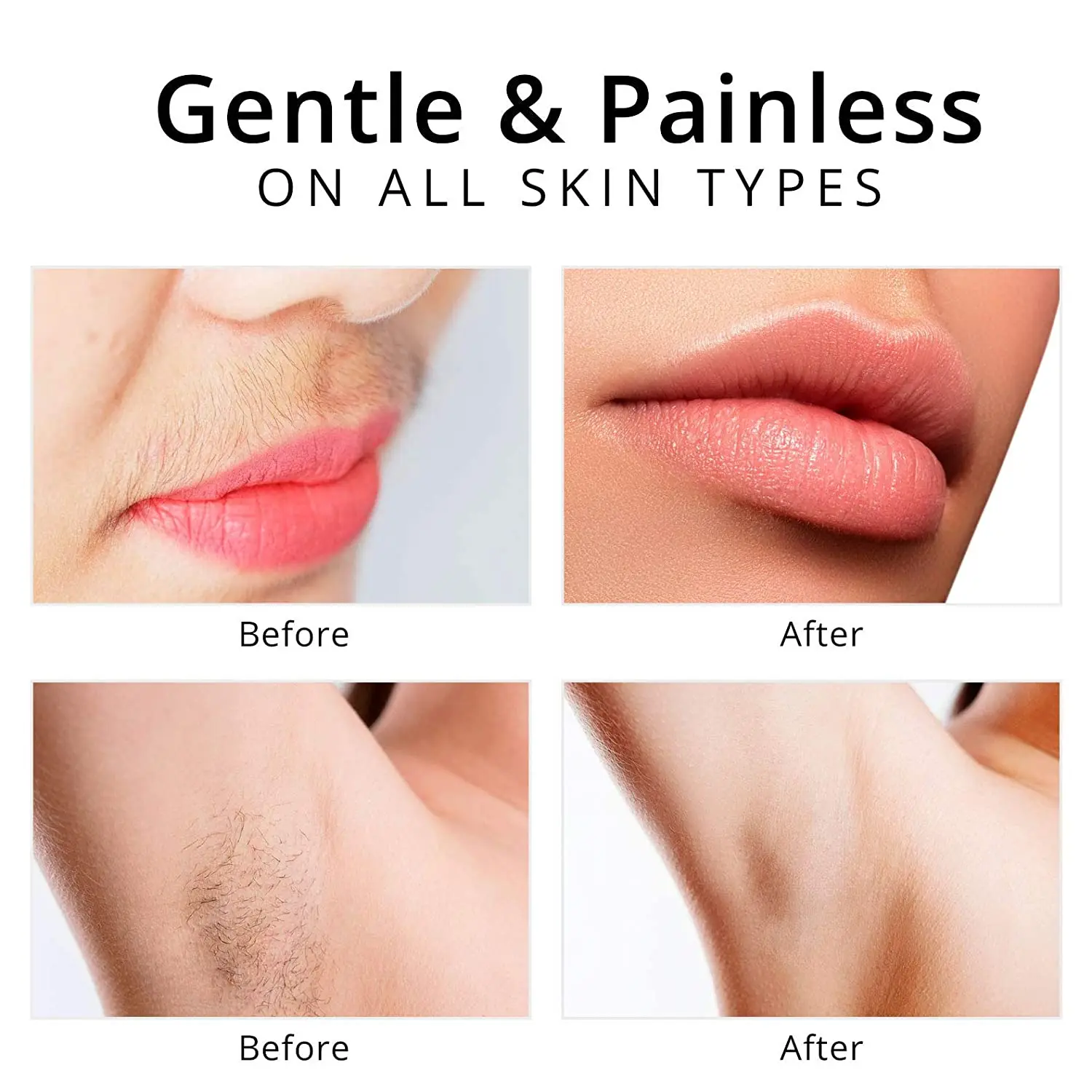 

Lips Styler Eyebrow Trimmer Facial Hair Remover Rechargeable 2 in 1 Eyebrow Razor Painless Eyebrow Hair Remover for women