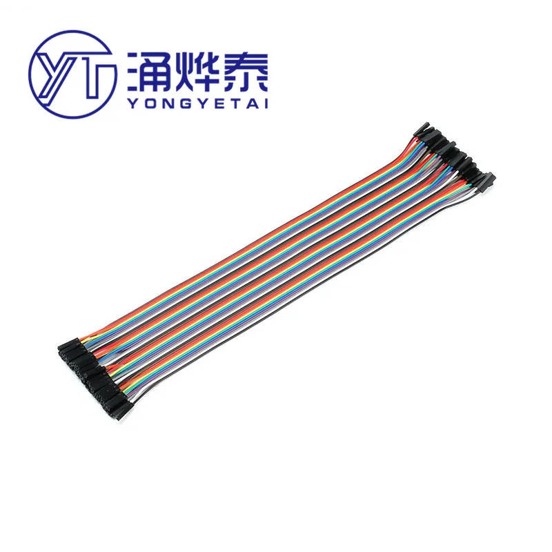Двухголовочный шнур Dupont YYT 40P 1P общая длина 30 см 2 54 мм цветной кабель Мама
