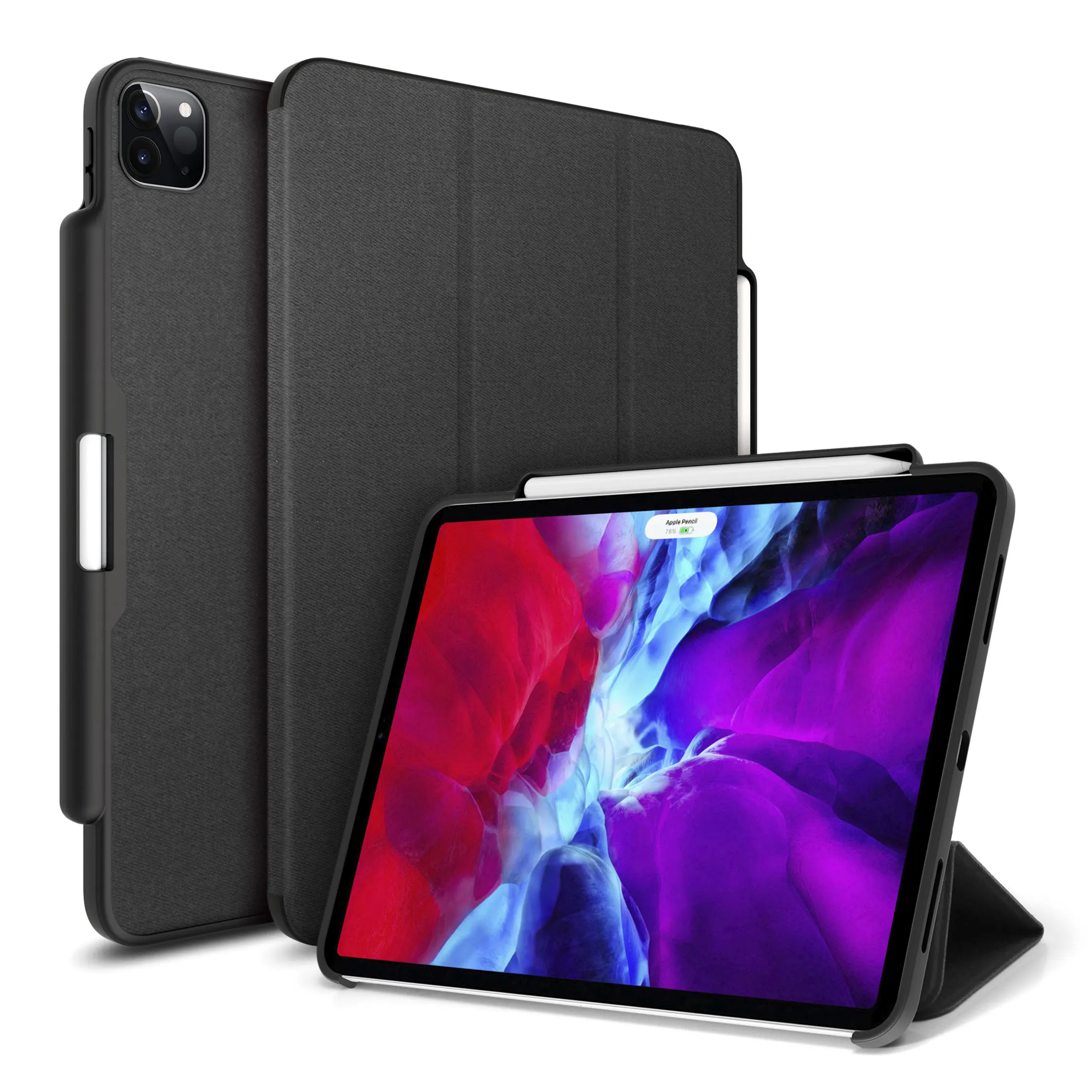 WOWCASE для iPad Pro 2020 11 12 9 чехол с карандашом текстурой ткани кожаный умный чехлы