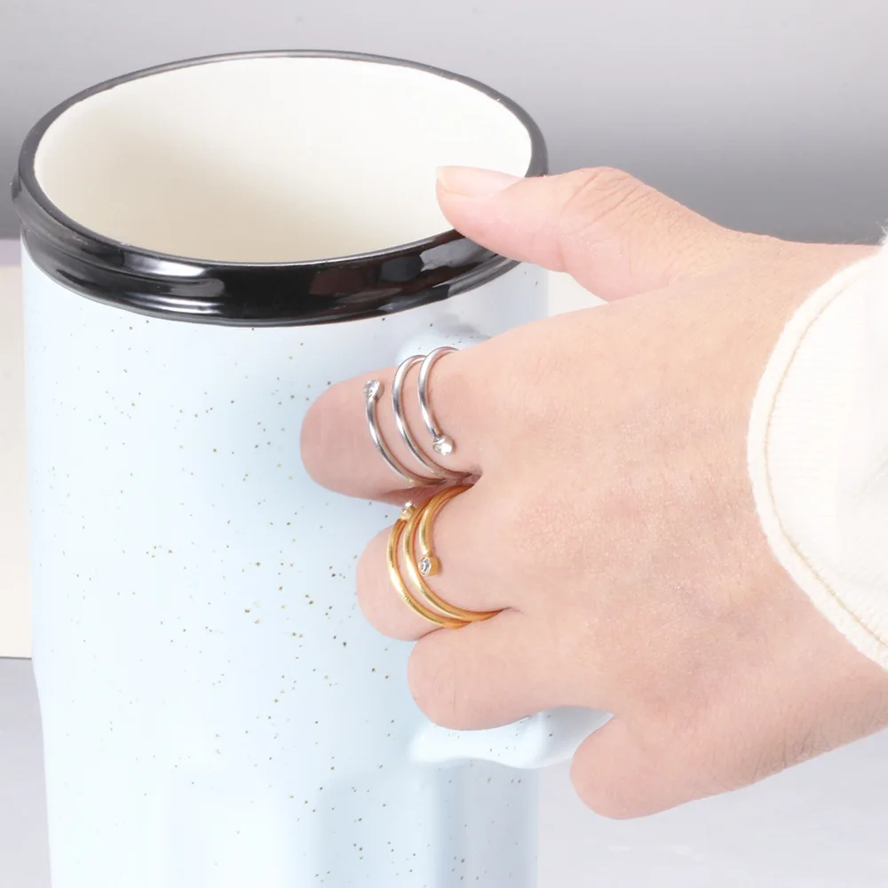 Новые минималистические кольца на пальцы для женщин и мужчин, геометрические, золотые, из нержавеющей стали, украшения для вечеринок.