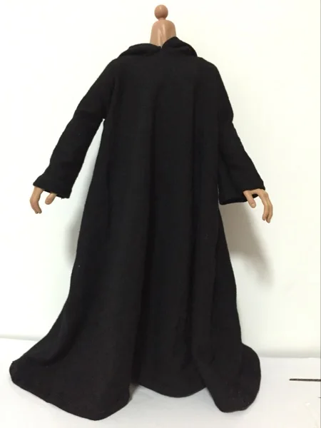 Mnotht 1/6 весы черный плащ Мужской одежда для солдат 12in Phicen Hottoy сцены аксессуары