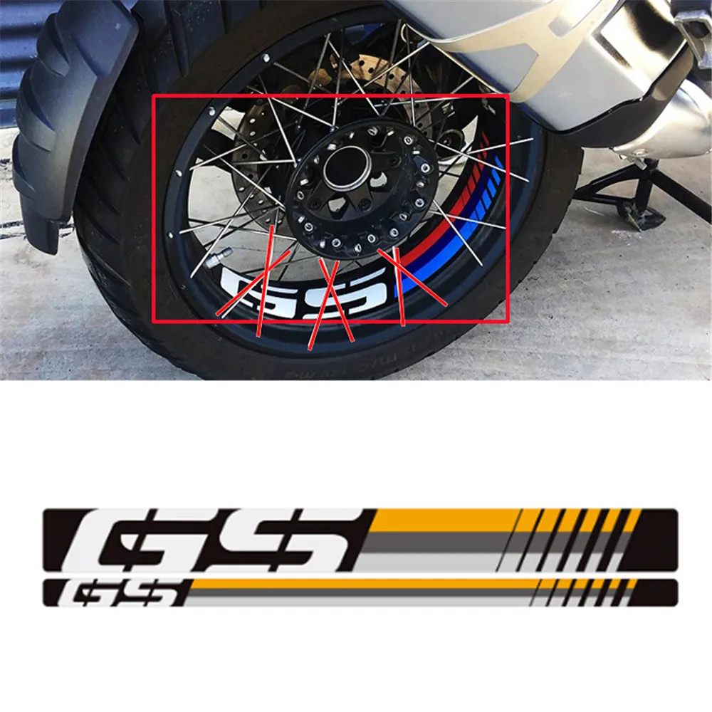 Светоотражающая наклейка на колесо мотоцикла чехол для BMW R1200GS Adventure 2006-2018 R1250GS Adv