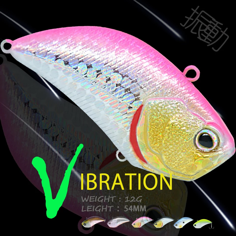 

WALK FISH приманка для рыбной ловли, 54 мм/12 г, вибрирующие металлические приманки, Воблер для полной ловли воды, искусственные приманки, окунь, щу...