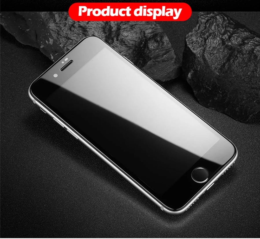 9D защитное стекло с закругленными краями для iPhone 7, 8, 6, 6S Plus, X, XR, XS Max, закаленное защитное стекло для iPhone 11 Pro, Max Glas