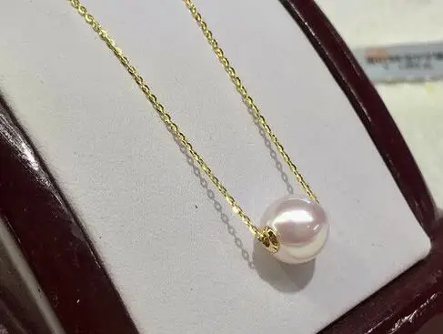 

Милая деталь AAA 8,5-9 мм, цвет белый/розовый, золото 18k