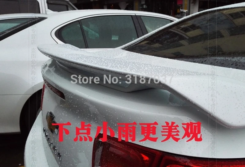 Спойлер для Chevrolet Malibu 2012 2018 АБС пластик задний спойлер на крыло крышу багажник