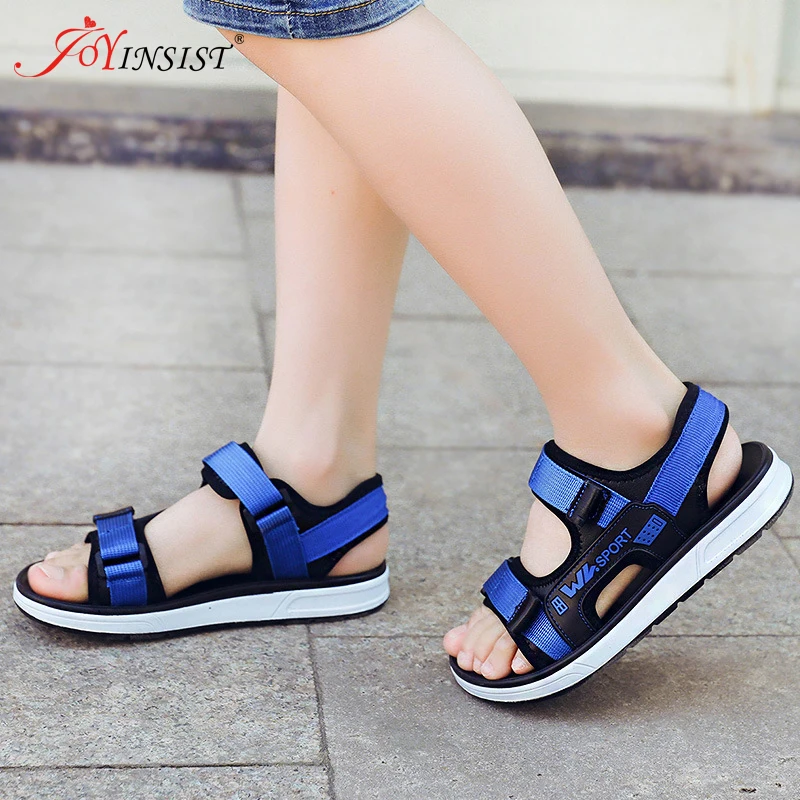 Сандалии детские пляжные на плоской подошве босоножки для мальчиков обувь детей