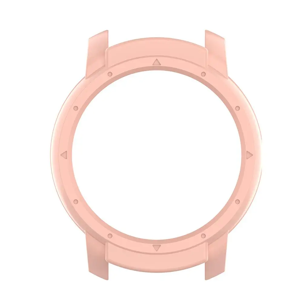 Pink 6 цветов Защитный противоударный чехол бампер оболочка браслета протектор Аксессуары для Ticwatch E смарт часы - Цвет: Pink