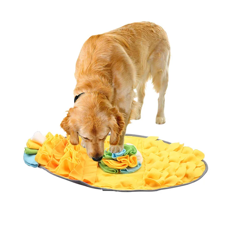 

Pet Dog Snuffle Mat Nose Smell Training Sniffing Pad Dog Puzzle Toy Slow Feeding Bowl Food Dispenser Carpet Washable Dog toys