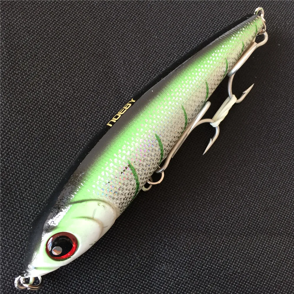 Isca de Pesca Noeby Mar Stickbait Lápis Iscas Isca Seawater Naufrágio Wobbler Baixo Artificial 2 Pçs 16cm Nbl9062 2 Cheap Iscas artificiais