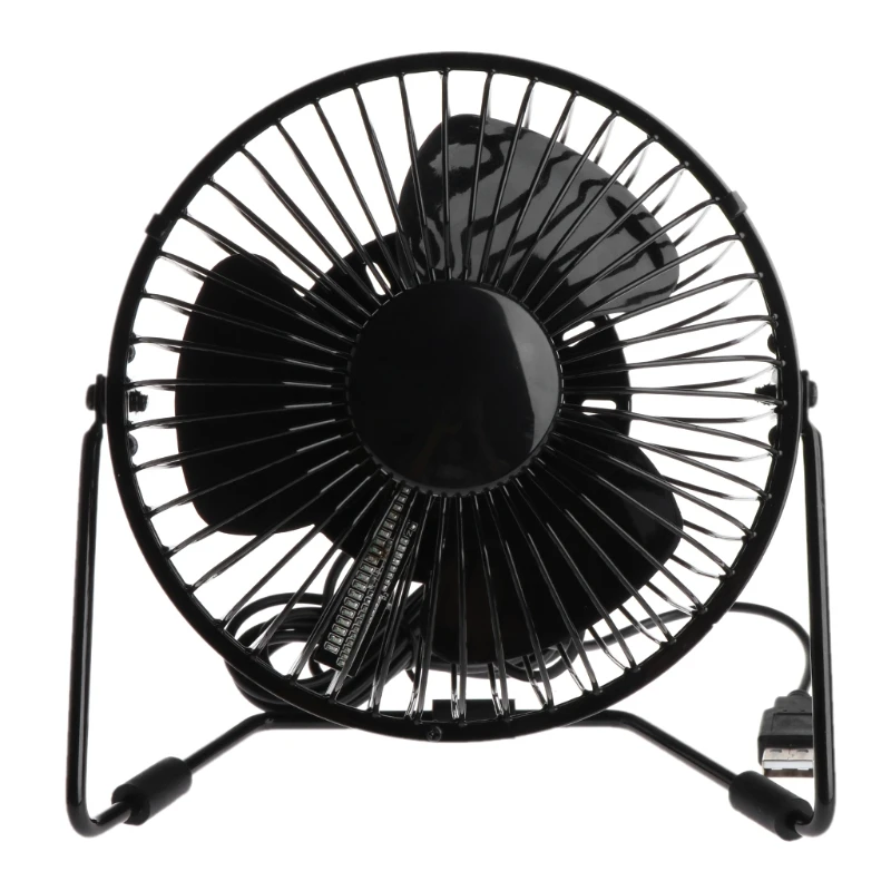 

Desktop USB LED Fan Real Time Temperature Message Cooling Fan For PC Home Office