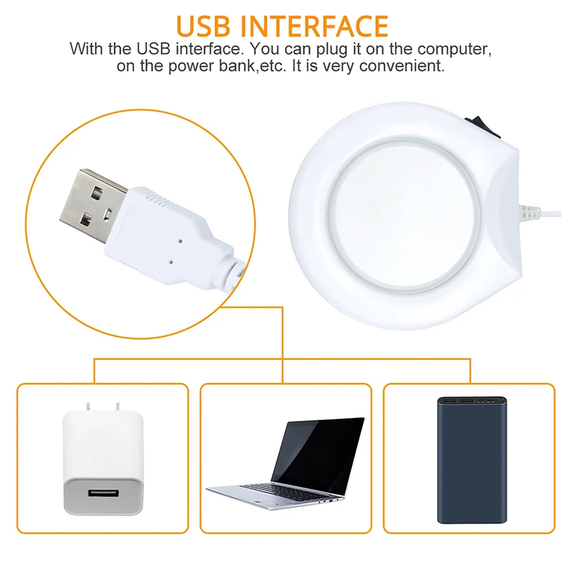 Электрический подогреватель для чашки USB-грелка кофе молока чая простая